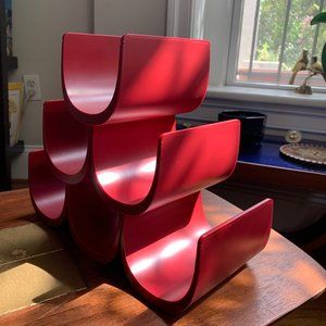 Red Modular Wine Rack 'Noe' by Alessi